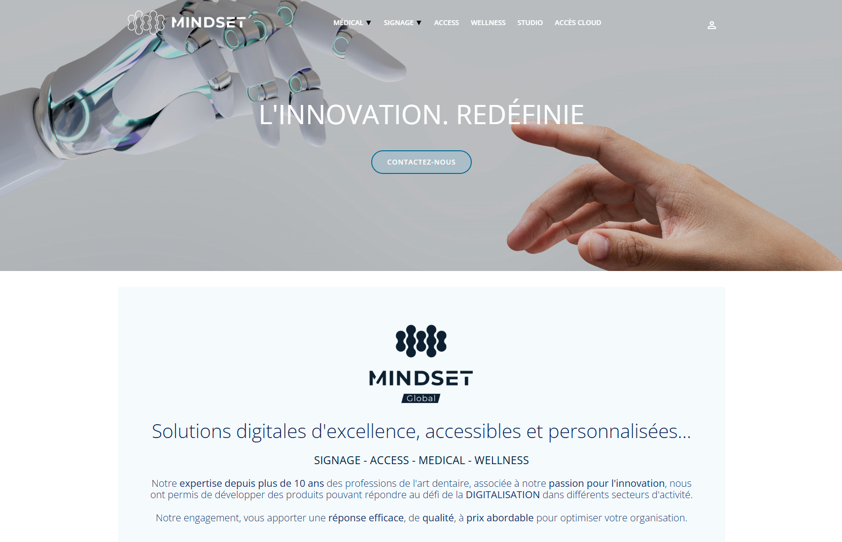 Aperçu du projet Mindset